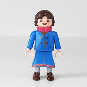 Playmobil Kind Meisje in Jurk, Konijnen – Aardige Fenne
