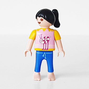 Playmobil Kind Meisje Korte Broek Blauw – Vlotte Evi