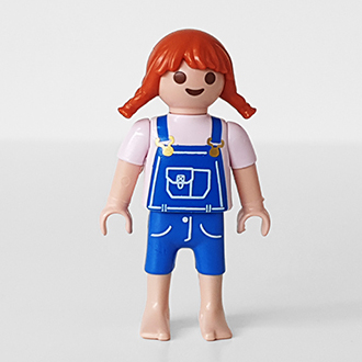 Playmobil Kind Meisje Korte Broek Blauw – Knappe Norah