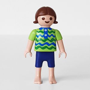 Playmobil Kind Meisje Korte Broek Blauw – Allerliefste Liva