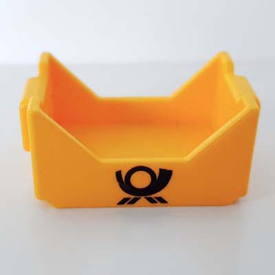 Postkar Envelop Postmand Envelop brief Envelop 2 briefkaarten Envelop 3 briefkaarten PTT Post trolley Brievenbus Posttrolley – Postmand