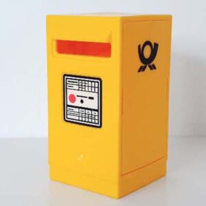 Postkar Envelop Postmand Envelop brief Envelop 2 briefkaarten Envelop 3 briefkaarten PTT Post trolley Brievenbus Posttrolley – Brievenbus