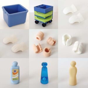 Playmobil verband-hanschoenen-instrumentenkar-verzorginsproducten-zoals-zalf-en-shampoo
