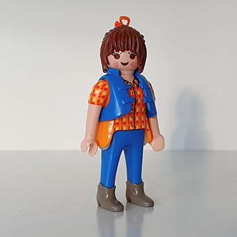 Playmobil 5684 Ponypark 6927 – 06 vrouw met strik in haar