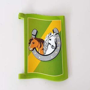 Playmobil Paardenmanege – 02 vlag met stickers aan beide zijde