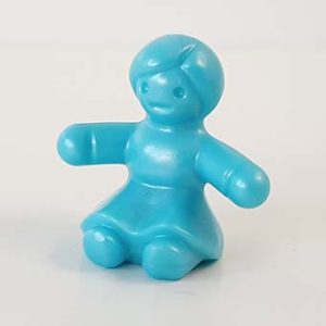 Knuffel Poppenmeisje Blauw