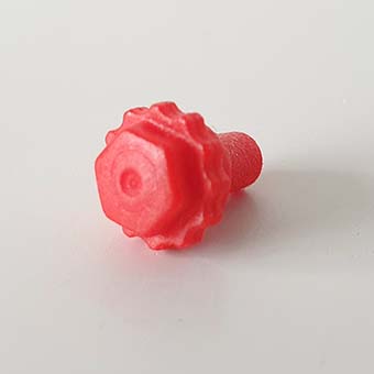 Playmobil Knop Bloemvorm - Rood