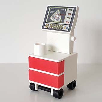 Playmobil Medisch Apparaat op Wagen - Witrood