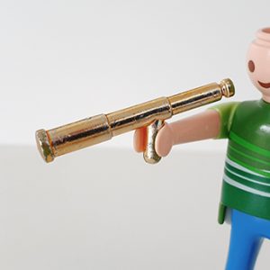 Playmobil onderdelen Piraten 40 tot 59 – 50 Verrekijker Goud Glimmend PM_10