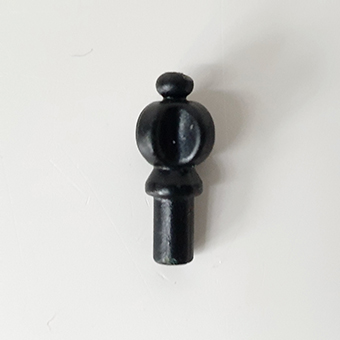 Playmobil onderdelen Piraten tot 39 – 37 Decoratieve Knop Zwart 30255913_30246630