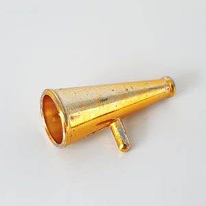 Playmobil onderdelen Piraten 40 tot 74 – 46 Megafoon Goud Glans finish