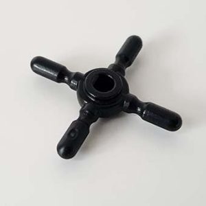 Playmobil onderdelen Piraten 40 tot 74 – 71 Zwengel om het anker te hijsen Zwart