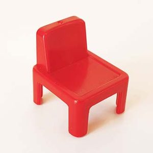 School Onderdelen – 06 Kinderstoel Rood