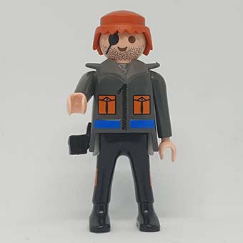 Politie, Brandweerman, Spooky Piraat, Avonturier, Bouwvakker – 04