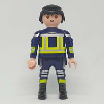 Politie, Brandweerman, Spooky Piraat, Avonturier, Bouwvakker – 08