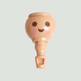Playmobil Klicky Hoofd Basis Glimlach, Konijn Kind + Volwassen – 03