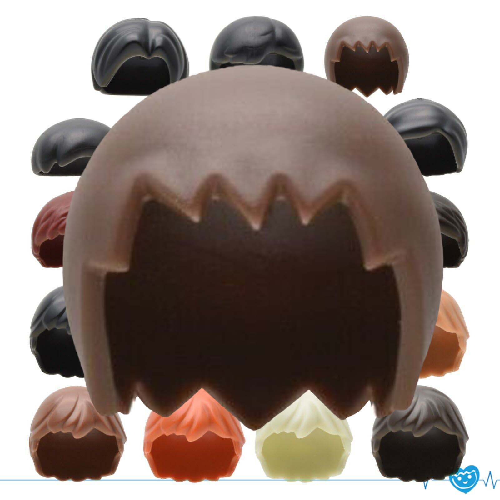 Playmobil Haar Puber Vader Zijscheiding voorste streng – 03