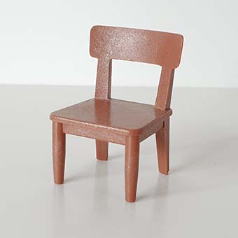 Tafel Bureaustoel Kruk KeukenZetel Kinderstoel – Div. Kleuren – 07 Stoel Bruin