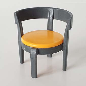 Tafel Bureaustoel Kruk KeukenZetel Kinderstoel – Div. Kleuren – 12 Keuken-tafel-stoel Geel Grijs