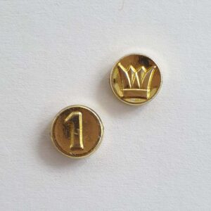 Playmobil Geld Munten Brons, Goud, Koper, Zilver en Goudklompen – Goud waarde 1 – per 2 stuks