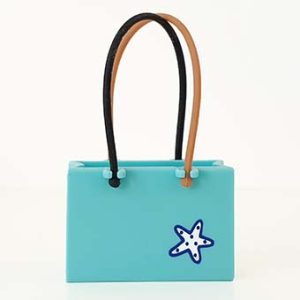 Tas, Geldzak, Buidel, Mandje, Deftige Shopper, Boodschappentas, Picknickmand Kind – 14 boodschappentas aquablauw zeester