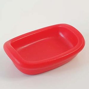 Baby bad, Ovenschaal Manden Deken Wasteil Honden Poezen Mand Mand Wieg – 04 bak rood