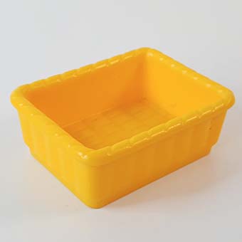 Baby bad, Ovenschaal Manden Deken Wasteil Honden Poezen Mand Mand Wieg – 06 bak geel