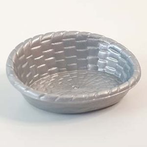 Baby bad, Ovenschaal Manden Deken Wasteil Honden Poezen Mand Mand Wieg – 16 mand zilver