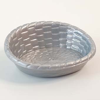 Baby bad, Ovenschaal Manden Deken Wasteil Honden Poezen Mand Mand Wieg – 16 mand zilver