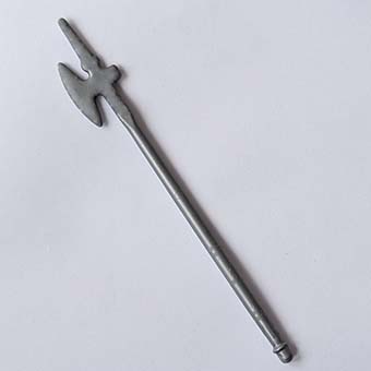 Playmobil Bijl Speer Drietand Zwaard Mes – 13 Hellebaard (grijs)