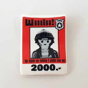 Gezocht Dief  Wanted Politie Poster