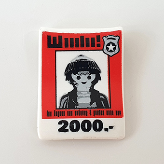 Gezocht Dief  Wanted Politie Poster