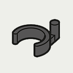 Clip Cable Grijs