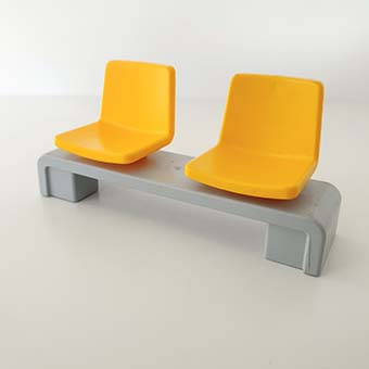 Stoel Bank Kruk Ligbed Zetel Geel – 10 Stationsstoelen Geel