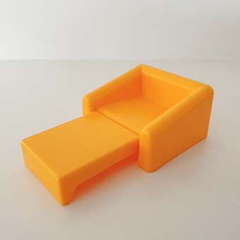 Stoel Bank Kruk Ligbed Zetel Geel – 13 Zit Lounge