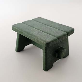 Stoel Bank Kruk Ligbed Zetel Groen – 02 Kruk