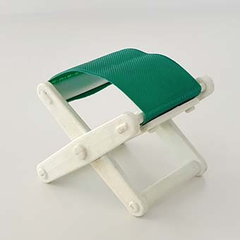 Stoel Bank Kruk Ligbed Zetel Groen – 10 Uitklap krukje