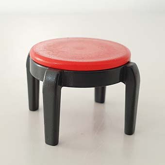 Stoel Bank Kruk Ligbed Zetel Rood Bureaustoel – 01 Kruk