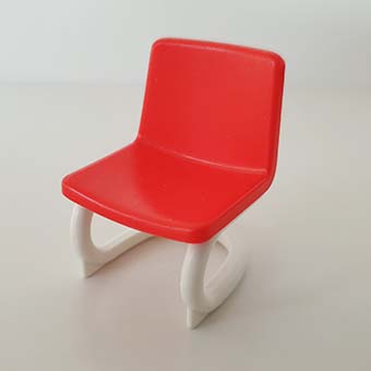 Stoel Bank Kruk Ligbed Zetel Rood Bureaustoel – 09 Bureaustoel Rood/Wit