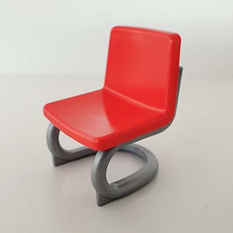 Stoel Bank Kruk Ligbed Zetel Rood Bureaustoel – 11 Bureaustoel Rood/Zilver