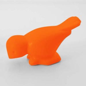 Vogel Bruin Oranje Blauw Geel Groen Rood – Vogel laag kopje Oranje (Fel)