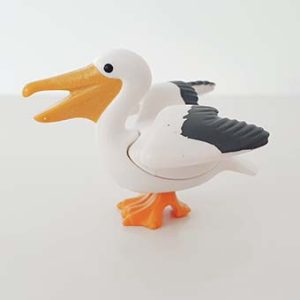 Adelaar, Pauw, Pelicaan, Zee-eend-vogel, Uil – Pelicaan-open-vleugels