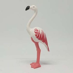 IJsvogel, valk, gans gebogen nek, flamingo,  vogel, badeend – 04 flamingo wit