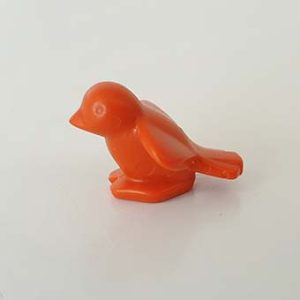 IJsvogel, valk, gans gebogen nek, flamingo,  vogel, badeend – 08 vogel oranje