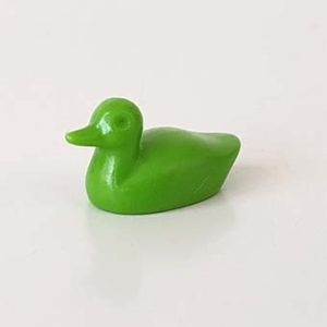 IJsvogel, valk, gans gebogen nek, flamingo,  vogel, badeend – 09 badeend groen