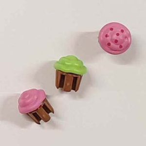 Cupcake Famboos, Aardbei, Pistache