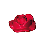 Rozen Bloem Roos dicht met een blad – half open – verwelkt – Rood Roos Open