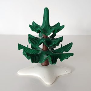 Kerstboom Buiten in de sneeuw