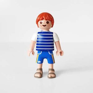 Playmobil Kind Jongen, Korte Broek, Blauw – Krachtige Hugo