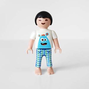 Playmobil Kind Jongen, Korte Broek, Blauw – Energieke Kristof